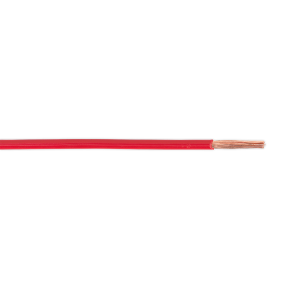 Sealey AC2830RE Automotive Cable Thin Wall Single 2mm² 28/0.30mm 50m Red