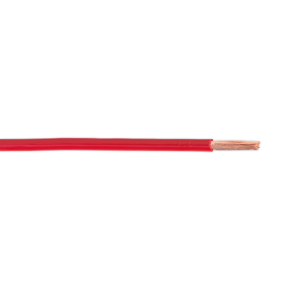 Sealey AC4430RE Automotive Cable Thin Wall Single 3mm² 44/0.30mm 30m Red