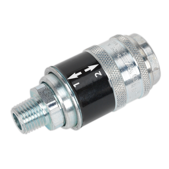 Sealey AC56 Safety Coupling Body Male 1/4"BSPT