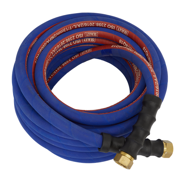 Sealey AH10R/12 Extra-Heavy-Duty Air Hose with 1/2"BSP Unions 10m x 13mm