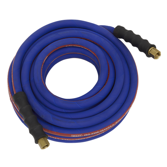 Sealey AH10R/38 Extra-Heavy-Duty Air Hose with 1/4"BSP Unions 10m x 10mm