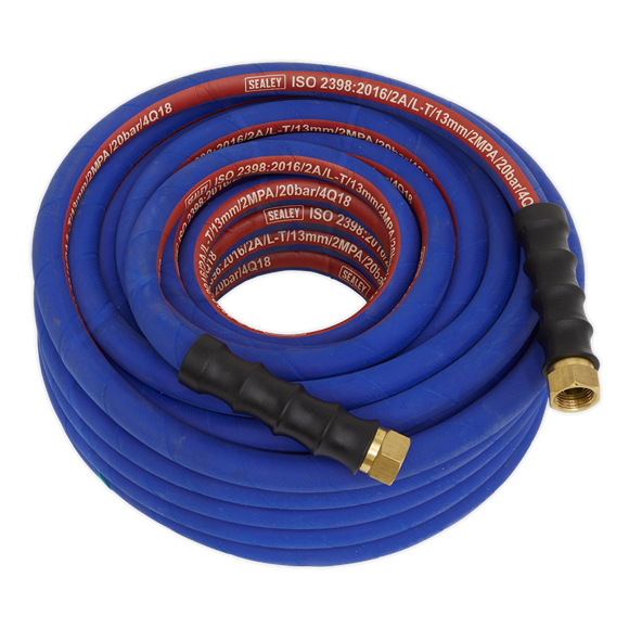 Sealey AH20R/12 Extra-Heavy-Duty Air Hose with 1/2"BSP Unions 20m x 13mm