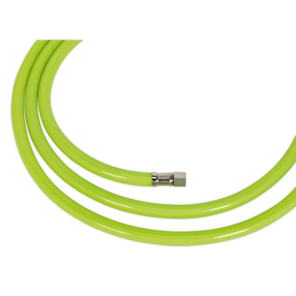 Sealey AHFC10 High-Visibility Air Hose with 1/4"BSP Unions 10m x 8mm
