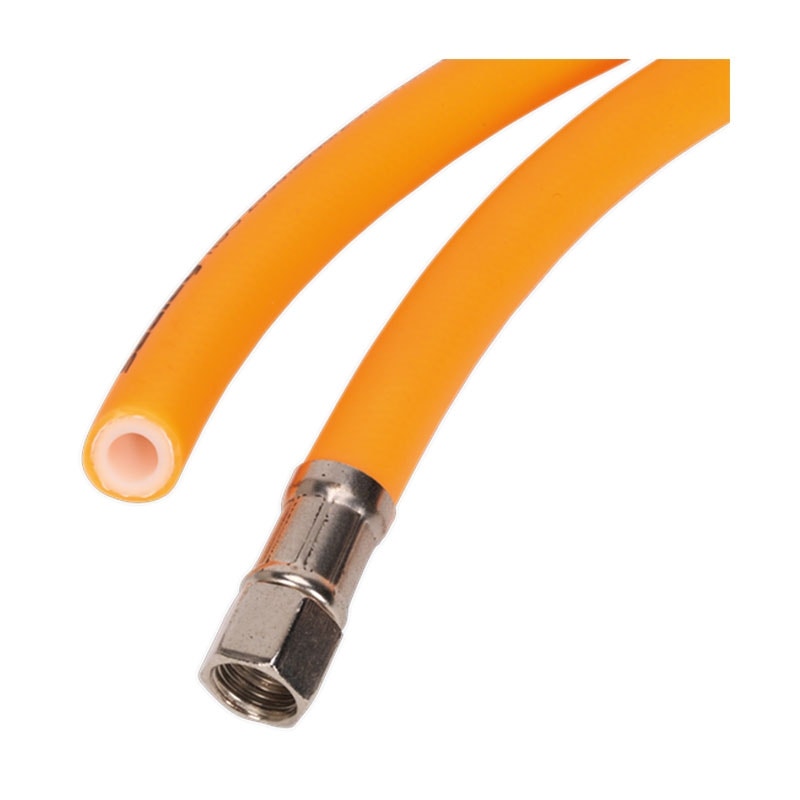 Sealey AHHC10 High-Visibility Hybrid Air Hose with 1/4"BSP Unions 10m x 8mm