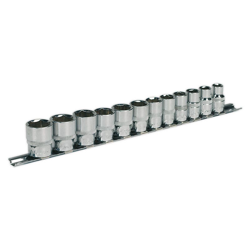 Sealey AK2693 Socket Set 12pc 3/8"Sq Drive WallDrive® Metric