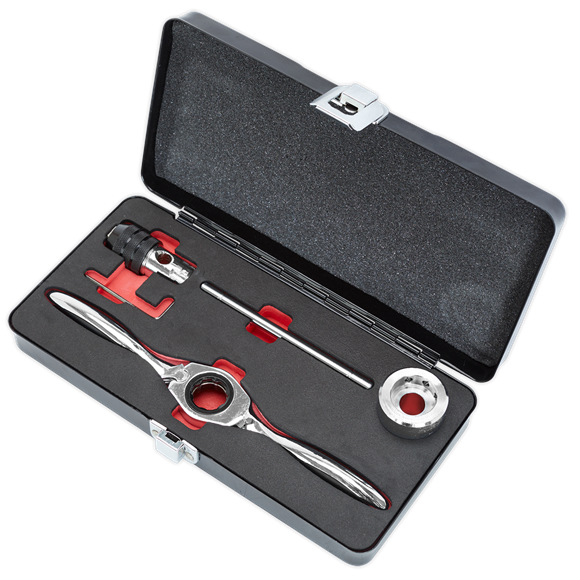 Sealey AK3027 Bi-Directional Ratchet Tap & Die Holder Set 5pc