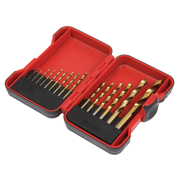 Sealey AK3715HSS HSS Drill Bit Set 15pc