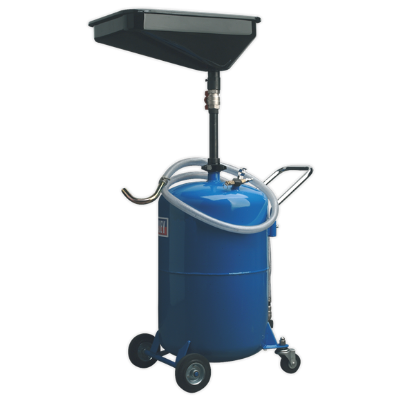 Sealey AK451DX Waste Oil Drainer 65L Air Discharge