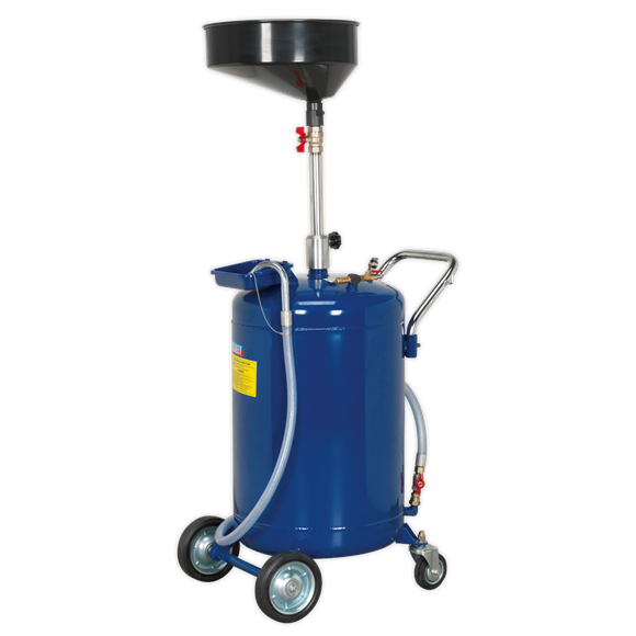 Sealey AK458DX Air Discharge Mobile Oil Drainer 110L