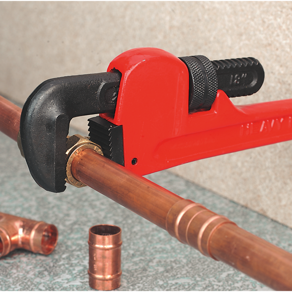 Sealey AK5102 Pipe Wrench European Pattern 250mm Cast Steel