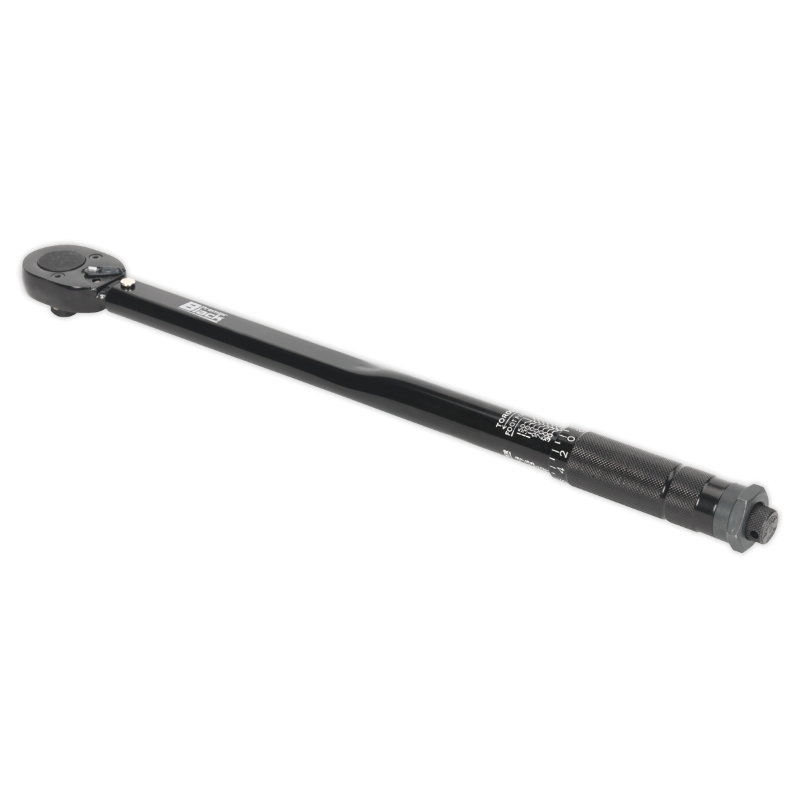 Sealey AK624B Micrometer Torque Wrench 1/2"Sq Drive Calibrated Black Series