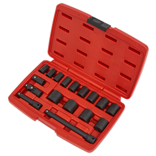 Sealey AK68217 Impact Socket Set 17pc 3/8"Sq Drive Metric