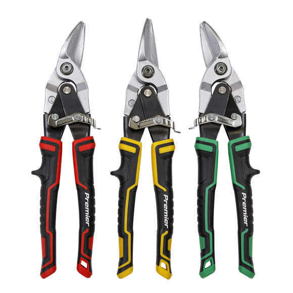 Sealey AK69073 275mm High Leverage Aviation Tin Snip Set 3pc