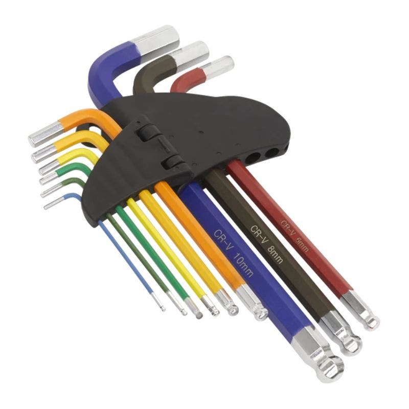 Sealey AK7190 Premier Long Ball-End Hex Key Set 9pc