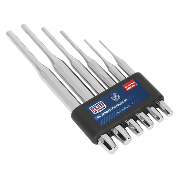 Sealey AK9128 Parallel Pin Punch Set 6pc