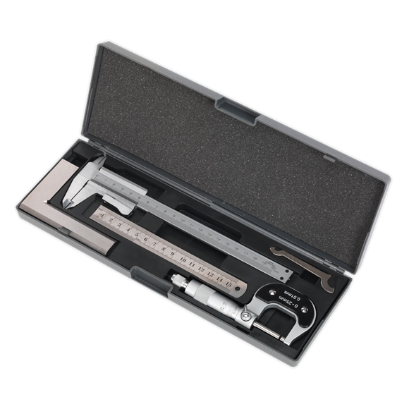 Sealey AK91SET Measuring Tool Set 4pc