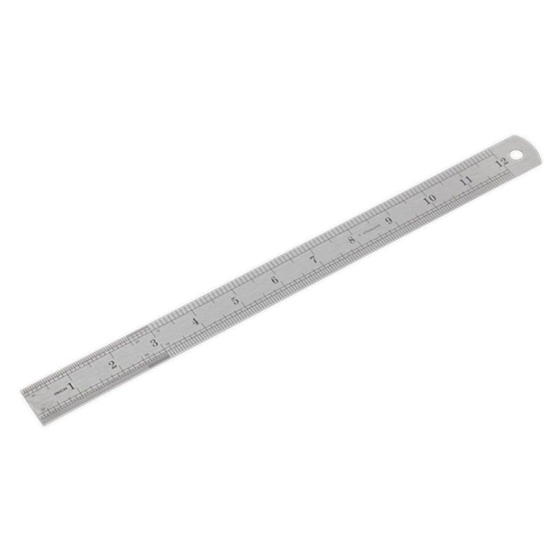 Sealey AK9641 Steel Rule 300mm/12"