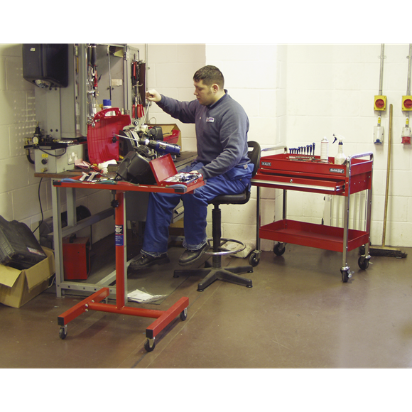 Sealey AP200 Adjustable-Height Mobile Workstation 50kg Capacity