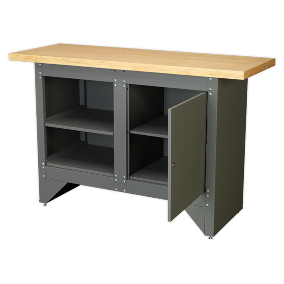 Sealey AP2010 Workbench with Cupboard Heavy-Duty