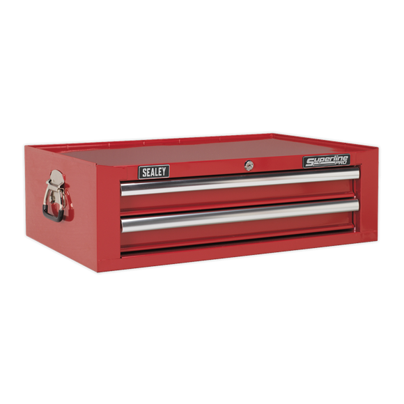 Sealey AP26029T Mid-Box 2 Drawer with Ball Bearing Slides - Red