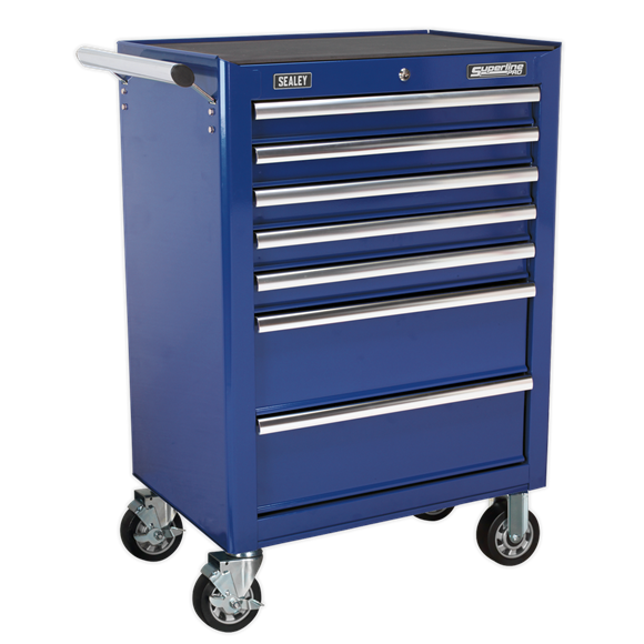 Sealey AP26479TC Rollcab 7 Drawer with Ball Bearing Slides - Blue