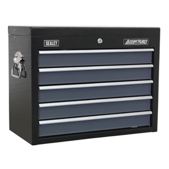 Sealey AP3505TB American PRO Topchest 5 Drawer - Black/Grey