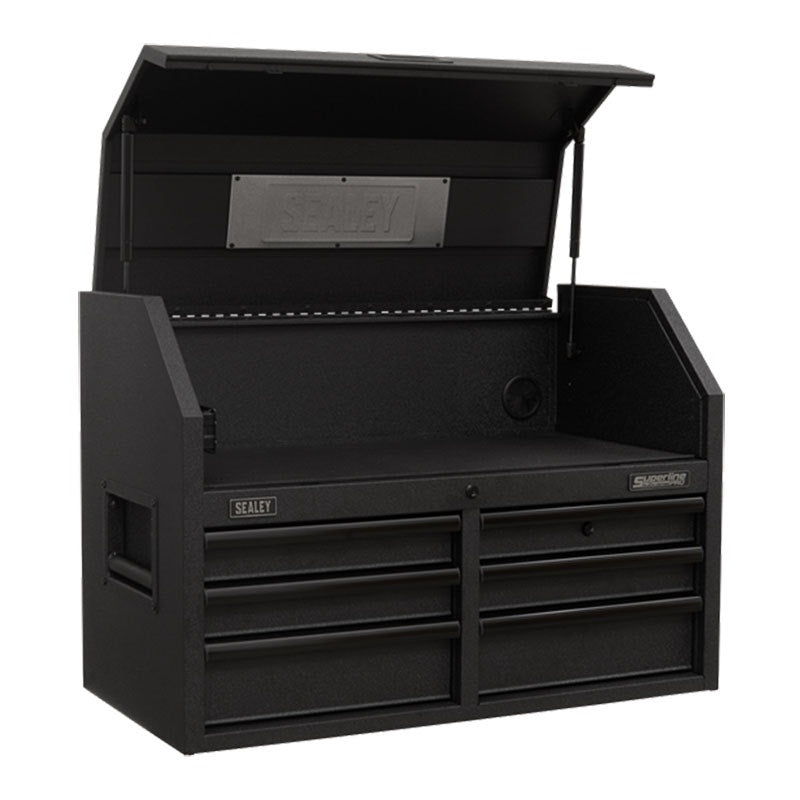 Sealey AP3607BE Topchest 6 Drawer 910mm with Soft Close Drawers & Power Strip