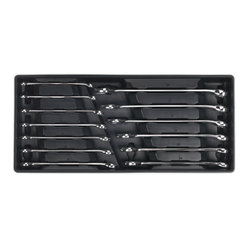 Sealey AP41STACKBCOMBO American PRO® Topchest & Rollcab Combination 15 Drawer with 117pc Tool Kit - Black