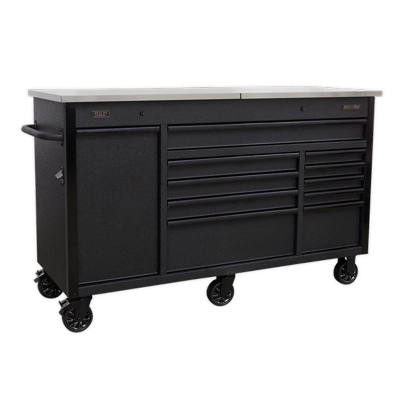 Sealey AP6310BE Superline PRO Mobile Tool Cabinet with Power Tool Charging Drawer 1600mm