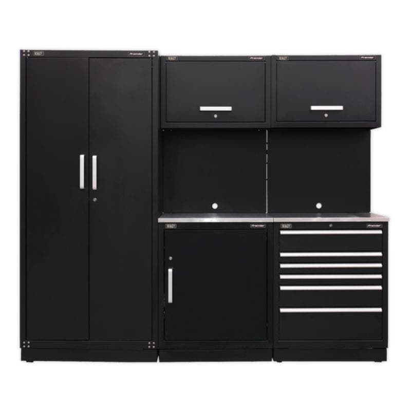 Sealey APMSCOMBO1SS Premier 2.48m Storage System - Stainless Worktop