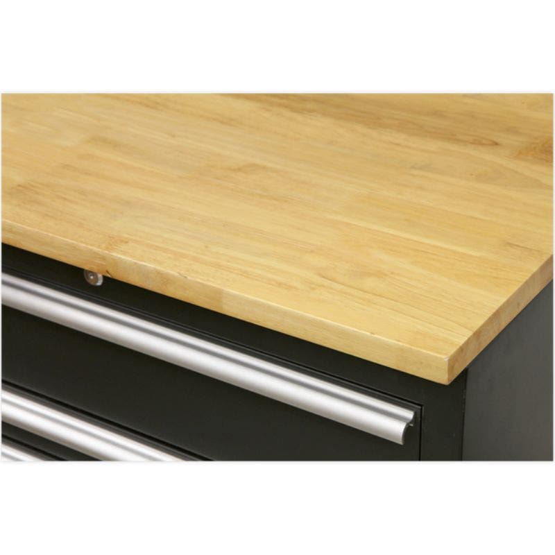 Sealey APMSCOMBO2W Premier 3.26m Storage System - Oak Worktop