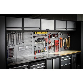 Sealey APMSSTACK01W Superline PRO® 4.9m Storage System - Wood Worktop