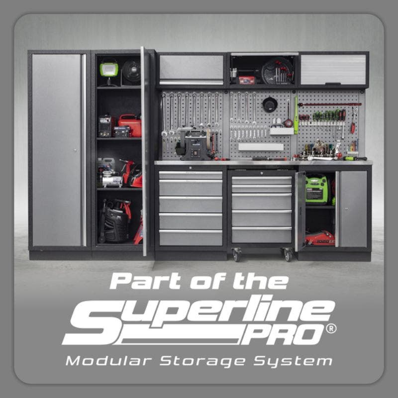 Sealey APMSSTACK13W Superline Pro 3.24m Storage System - Pressed Wood Worktop