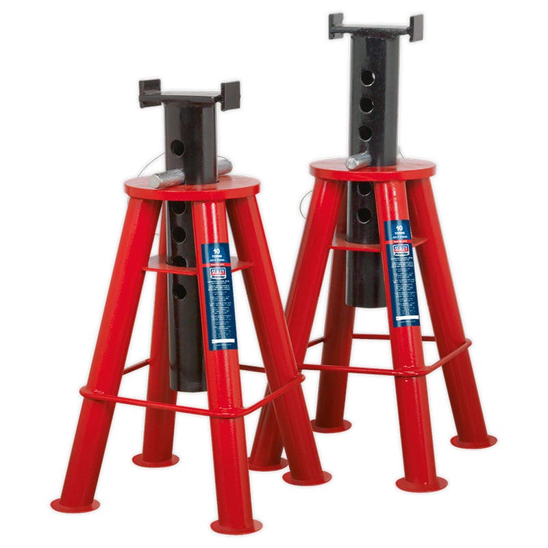 Sealey AS10 Premier Axle Stands (Pair) 10 Tonne Capacity per Stand