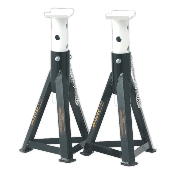 Sealey 3040ABCOMBO 3tonne Trolley Jack with Super Rocket Lift & Axle Stands (Pair)