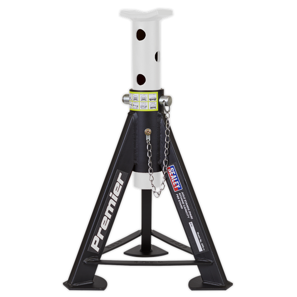 Sealey AS6 Axle Stands (Pair) 6tonne Capacity per Stand - White