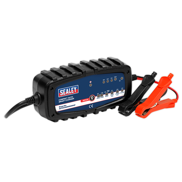 Sealey AUTOCHARGE200HF Compact Auto Smart Charger 2A 9-Cycle 6/12V - Lithium