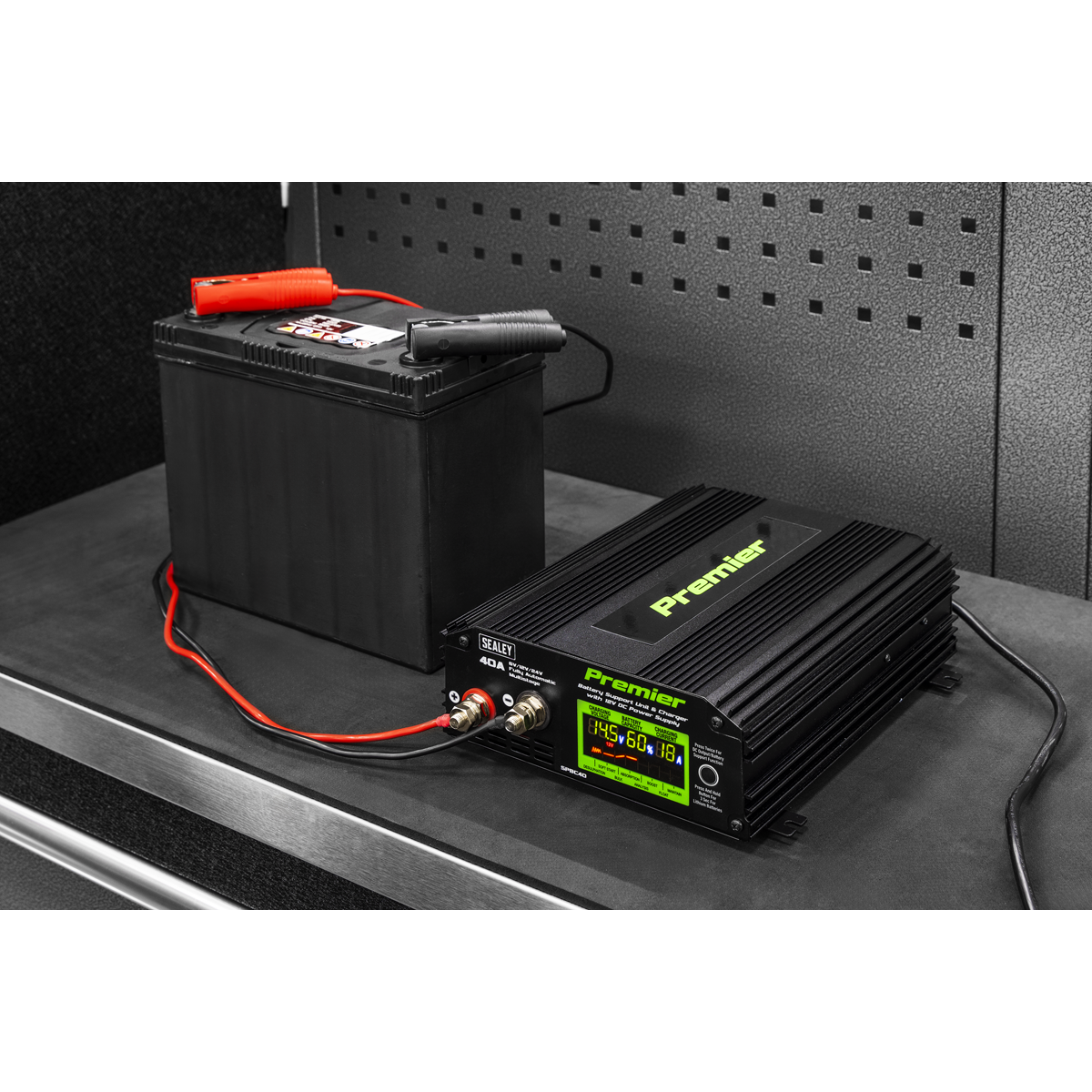 Sealey SPBC40 Battery Support Unit & Charger 40A