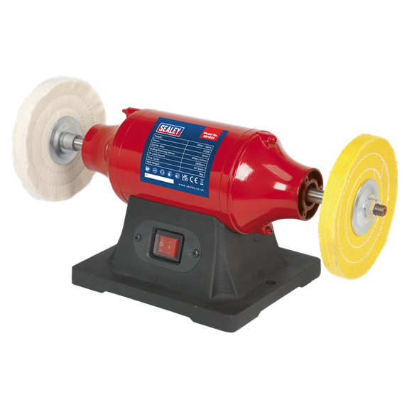 Sealey BB1502 Bench Mounting Buffer/Polisher 150mm 370W/230V