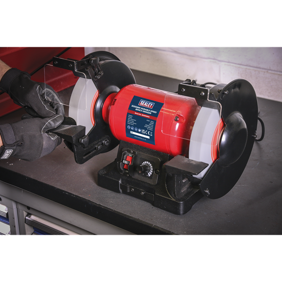 Sealey BG200WVS Bench Grinder Ø200mm Variable Speed