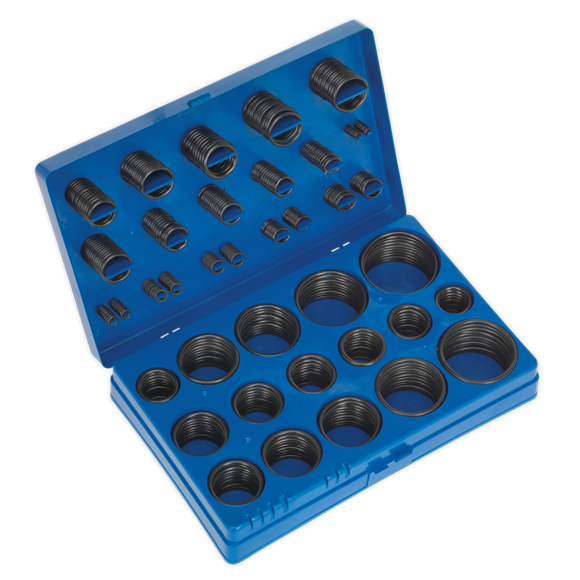 Sealey BOR407 Imperial Rubber O-Ring Assortment 407pc