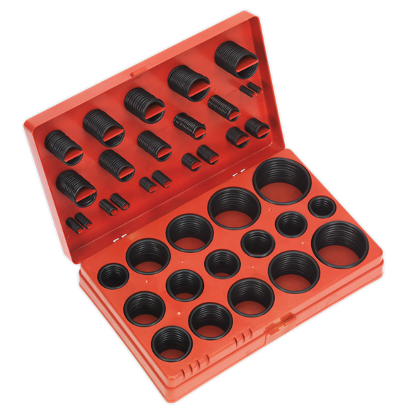 Sealey BOR419 Rubber O-Ring Assortment 419pc