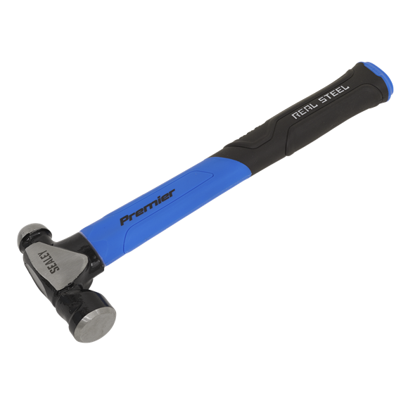 Sealey BPHG16 Premier Ball Pein Hammer with Fibreglass Shaft 16oz