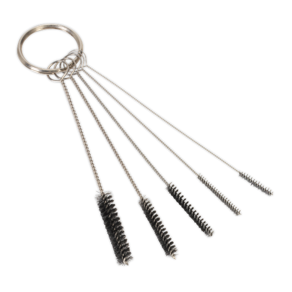 Sealey BSGC4 Mini Brush Spray Gun Cleaning Set 5pc