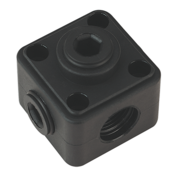 Sealey CASPB Porting Block 5 x 1/2"BSP Connection (John Guest Speedfit® - JG-L-WSK)