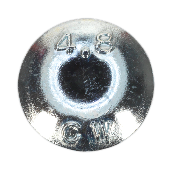 Sealey CBN875 Coach Bolt & Nut DIN 603 - M8 x 75mm Zinc Pack of 50