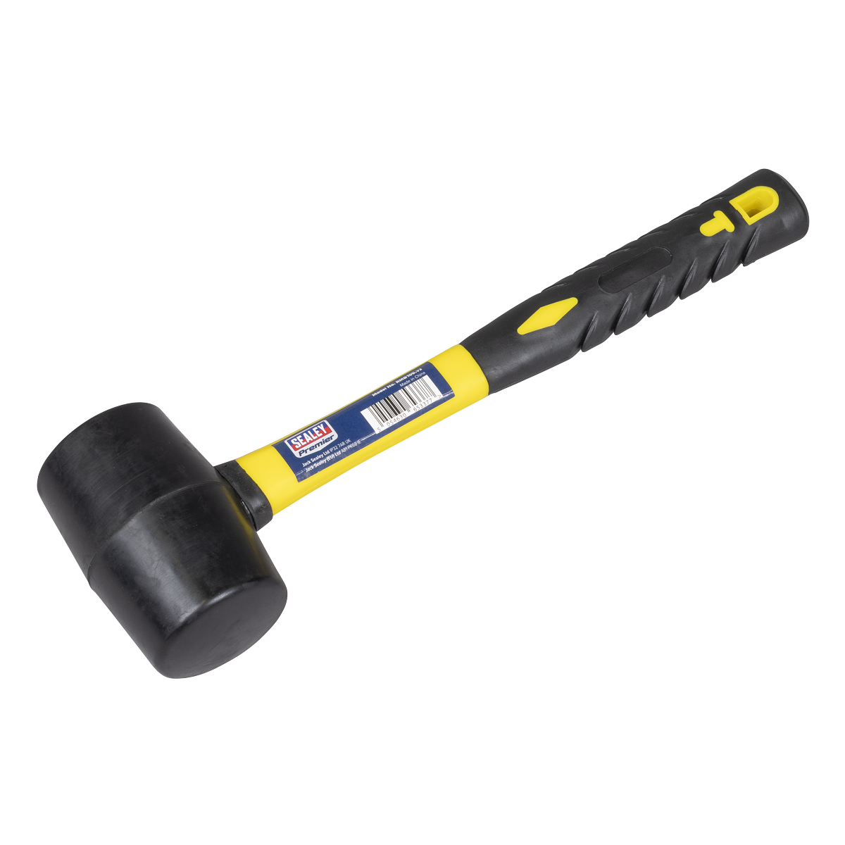 Sealey RMB100 Rubber Mallet 1lb with Fibreglass Shaft