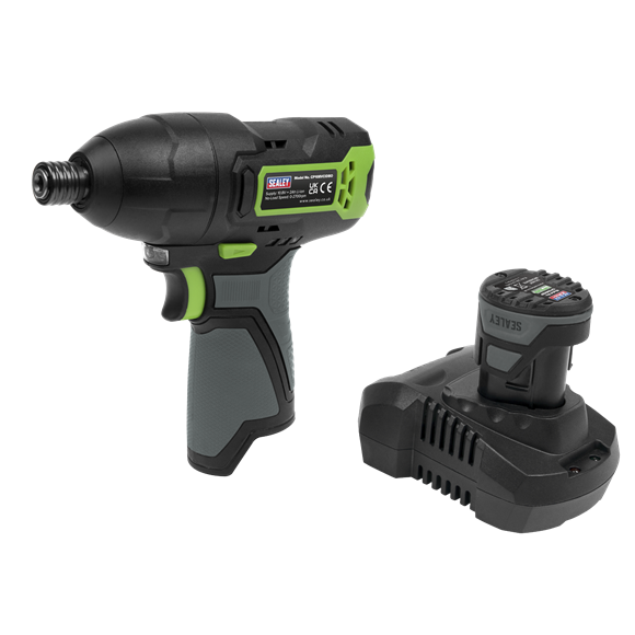 Sealey CP108VCID Cordless Impact Driver 1/4"Hex Drive 10.8V 2Ah