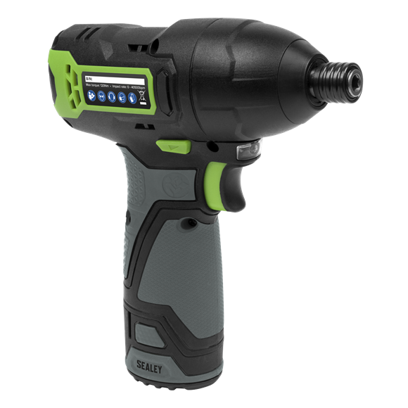 Sealey CP108VCID Cordless Impact Driver 1/4"Hex Drive 10.8V 2Ah