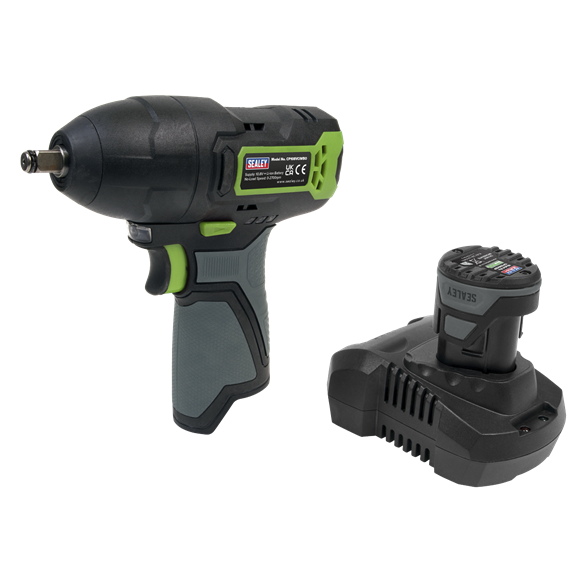 Sealey CP108VCIW Cordless Impact Wrench 3/8"Sq Drive 10.8V 2Ah